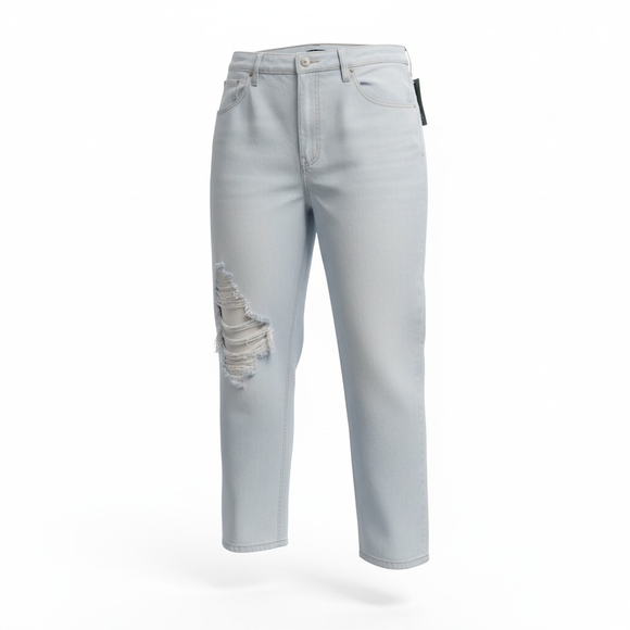 wild fable Denim - Wild Fable Womens Juniors Light Blue Distressed Jeans NWT Size 17/30